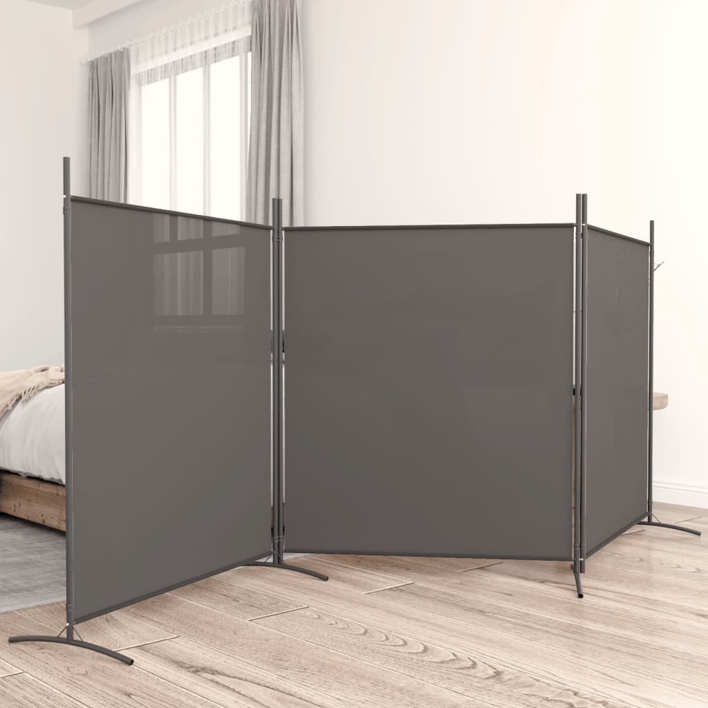 3-Panel Room Divider 525cm Folding Screen | Simpledeals