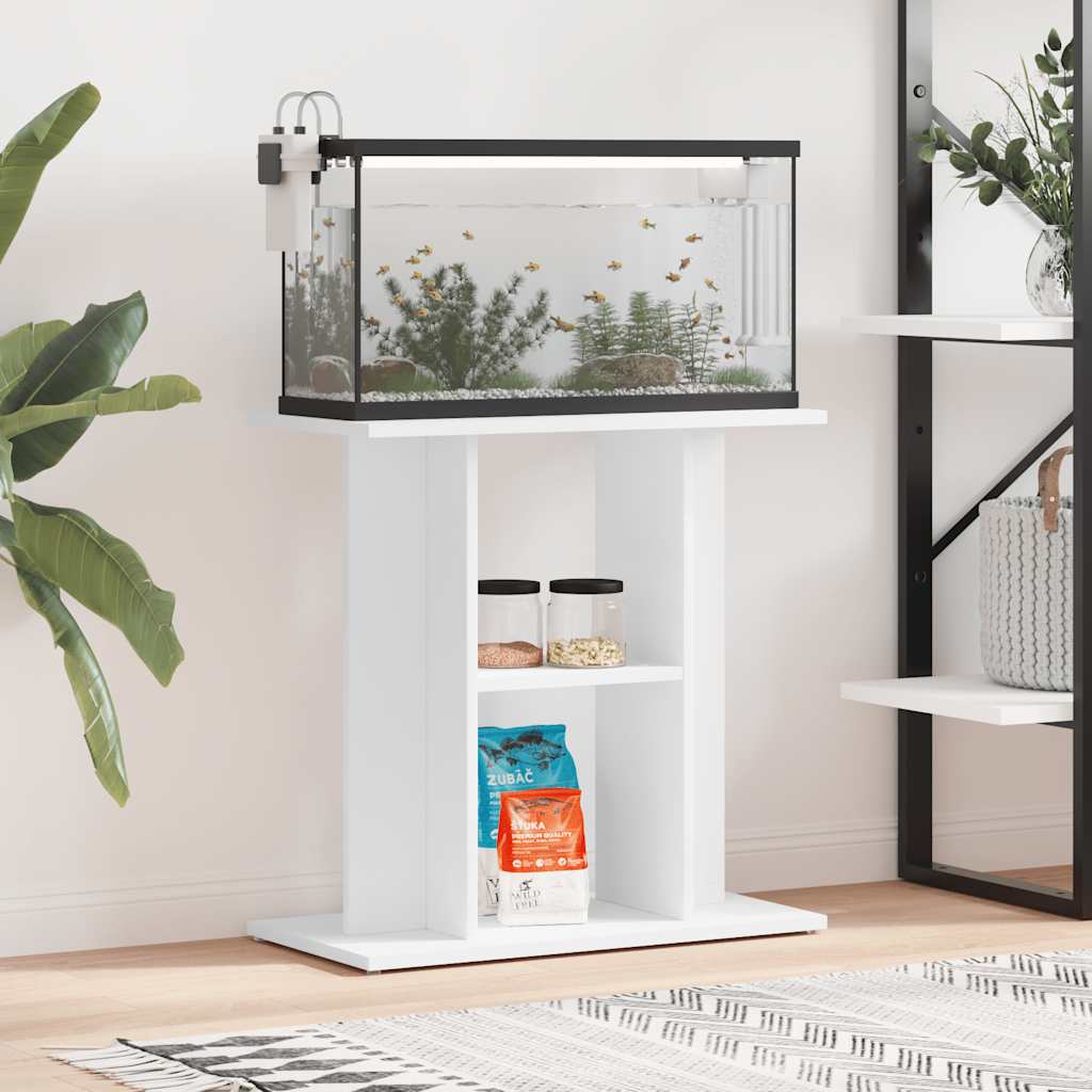 Aquarium Stand White 60cm Engineered Wood | Simpledeals