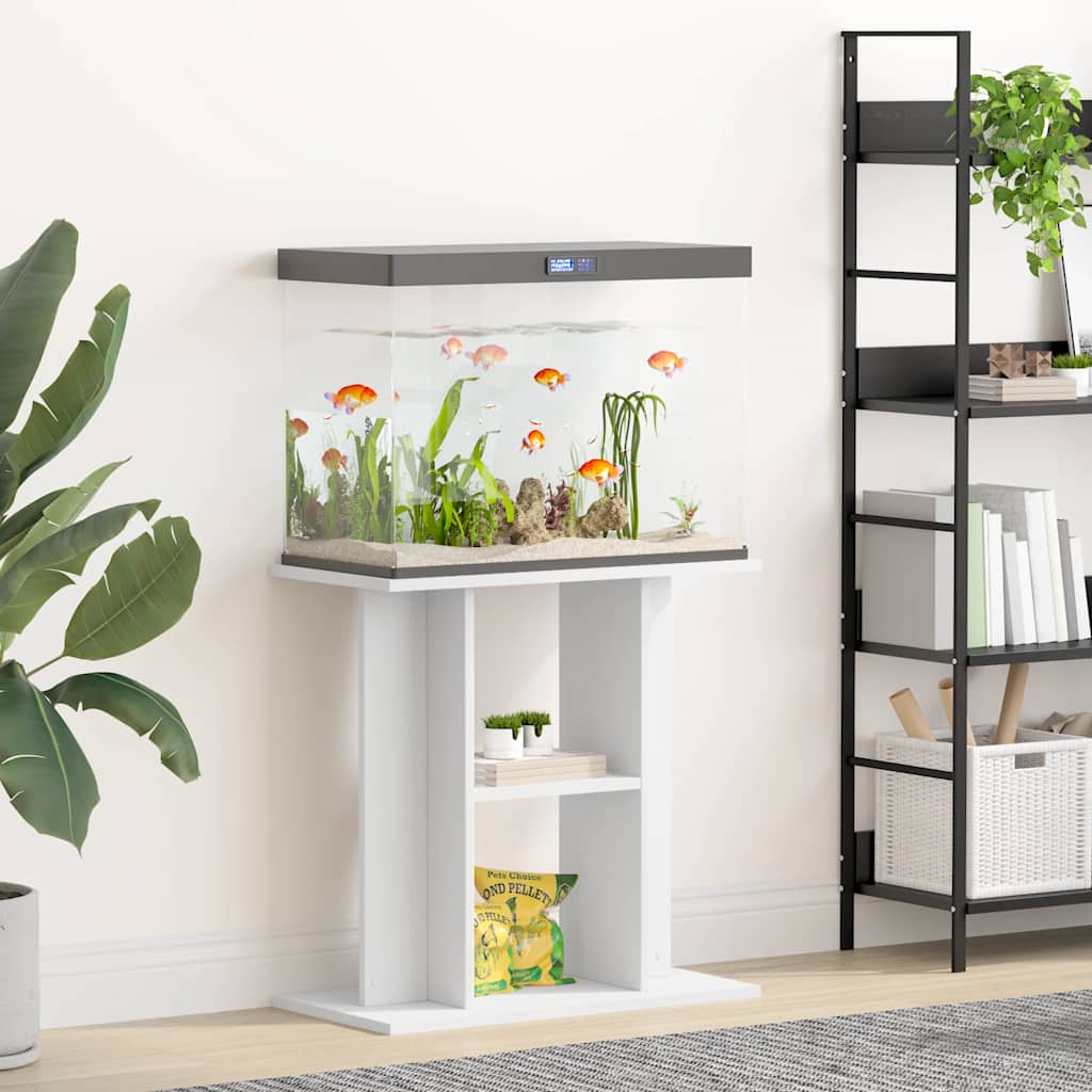 Aquarium Stand White 60cm Engineered Wood | Simpledeals