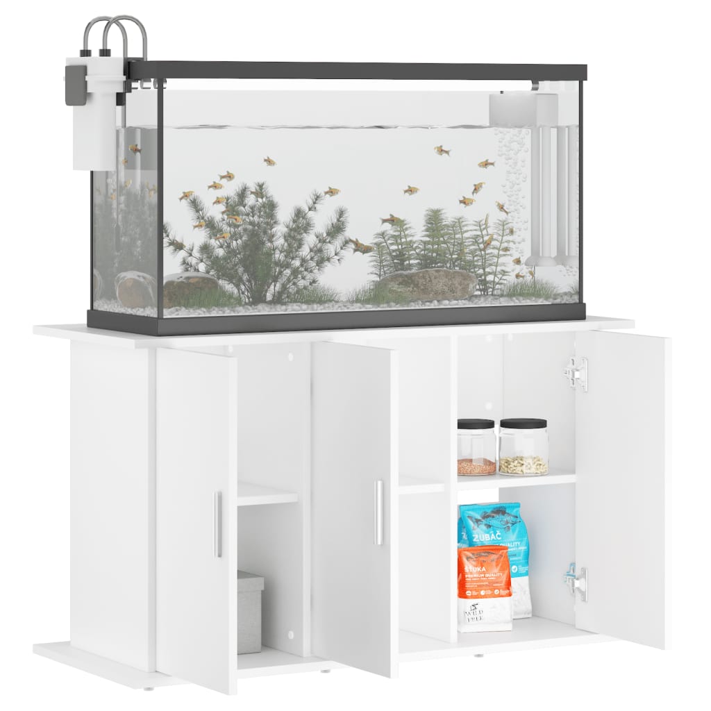 Aquarium Stand White 6-Door Storage Cabinet | Simpledeals