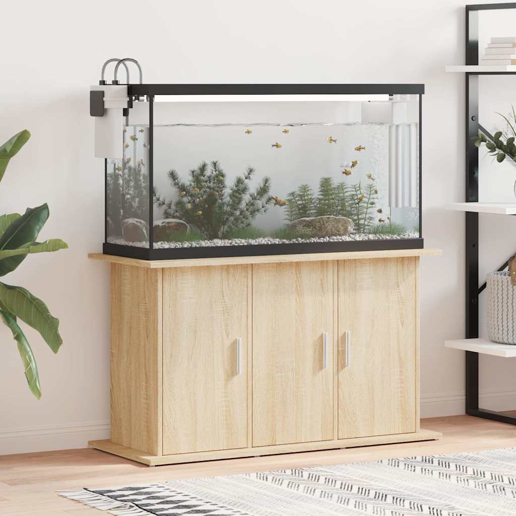 Aquarium Stand Sonoma Oak 101cm Engineered Wood | Simpledeals