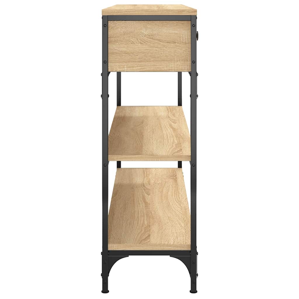 Console Table Sonoma Oak 100cm Hallway Shelf | Simpledeals