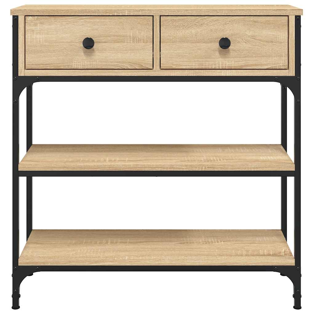 Console Table Sonoma Oak Slim Hallway Table | Simpledeals
