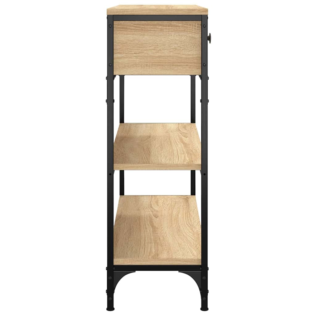 Console Table Sonoma Oak Slim Hallway Table | Simpledeals