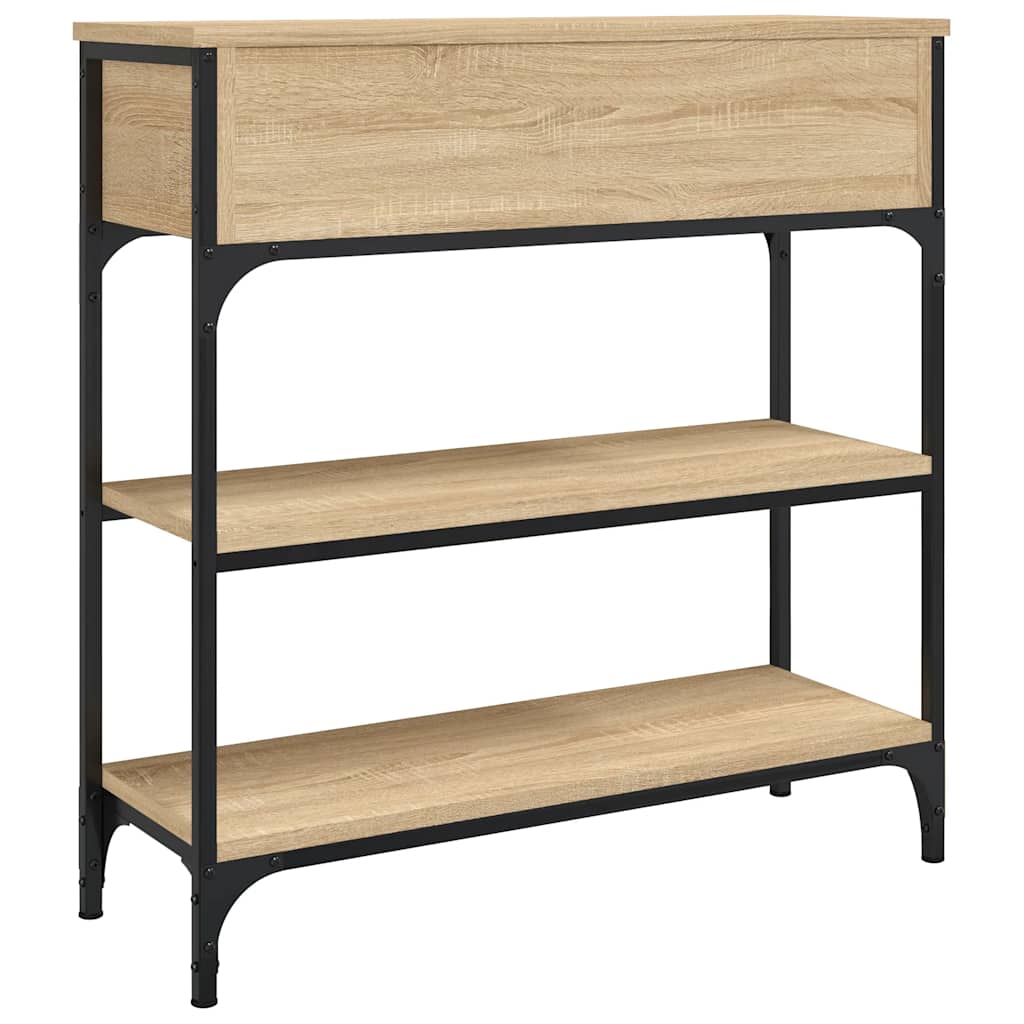 Console Table Sonoma Oak Slim Hallway Table | Simpledeals