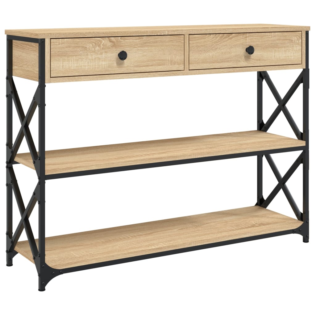 Sonoma Oak Console Table Hallway Entryway | Simpledeals