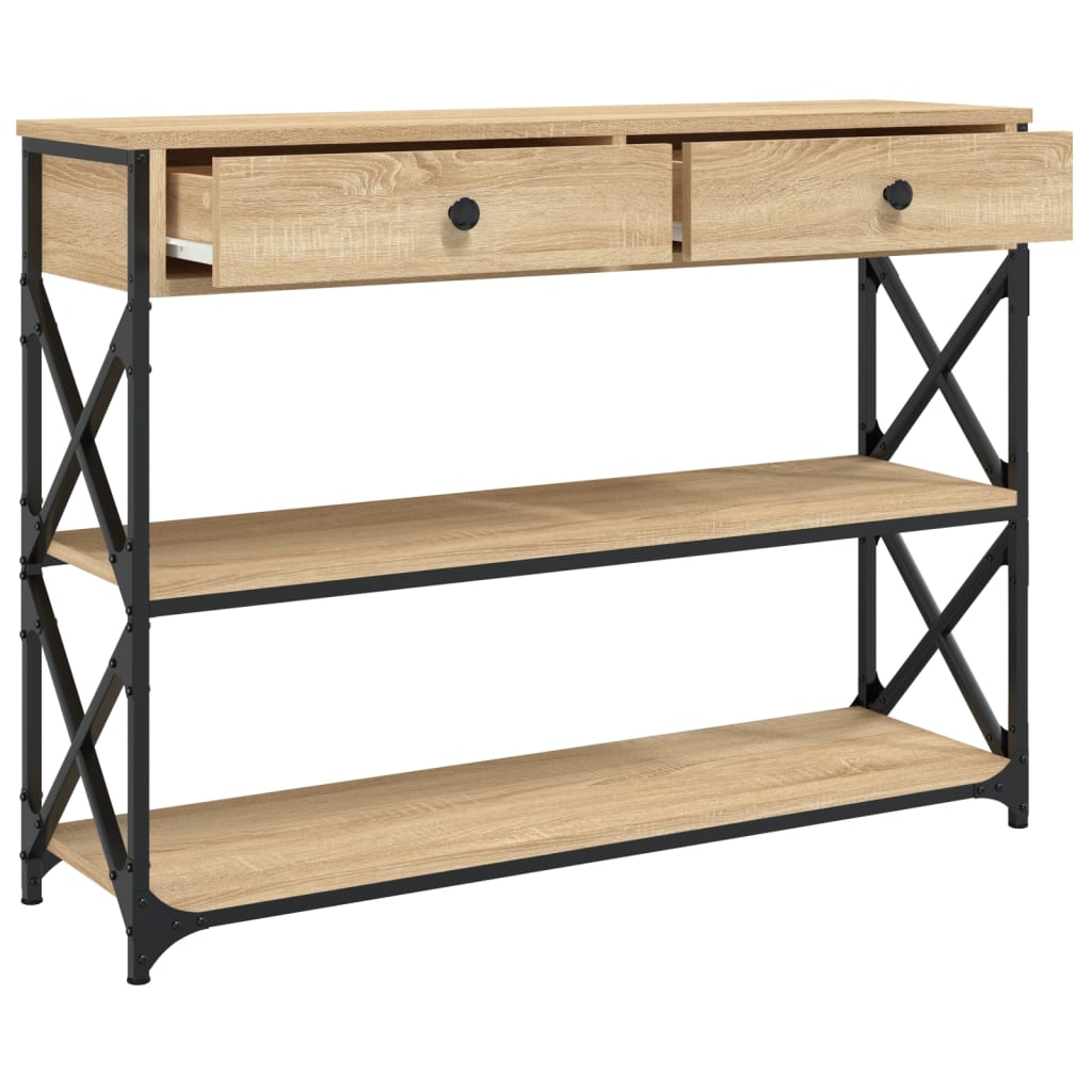 Sonoma Oak Console Table Hallway Entryway | Simpledeals