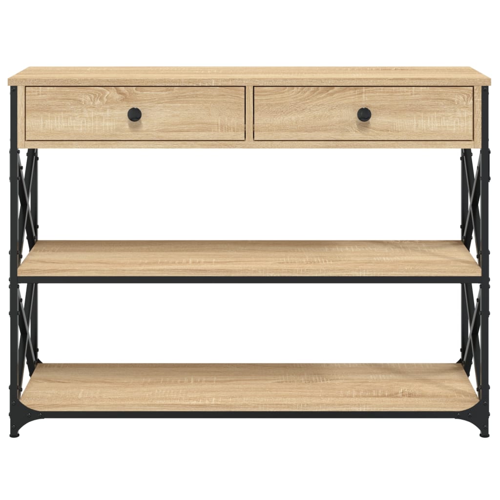Sonoma Oak Console Table Hallway Entryway | Simpledeals