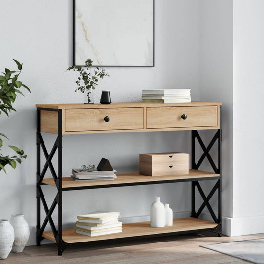 Sonoma Oak Console Table Hallway Entryway
