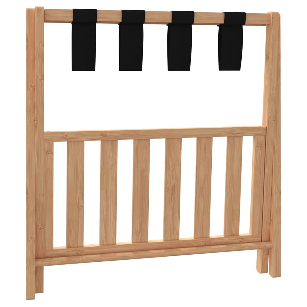 Bamboo Luggage Rack Foldable Suitcase Stand | Simpledeals
