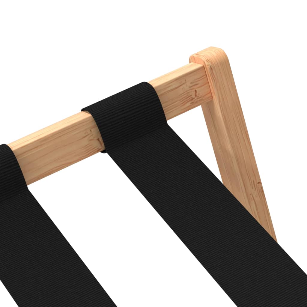 Bamboo Luggage Rack Foldable Suitcase Stand | Simpledeals