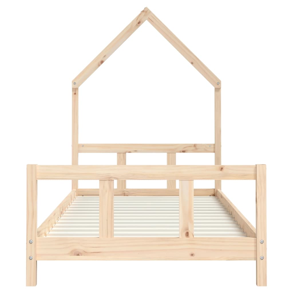 Kids Bed Frame Single Solid Wood Pine