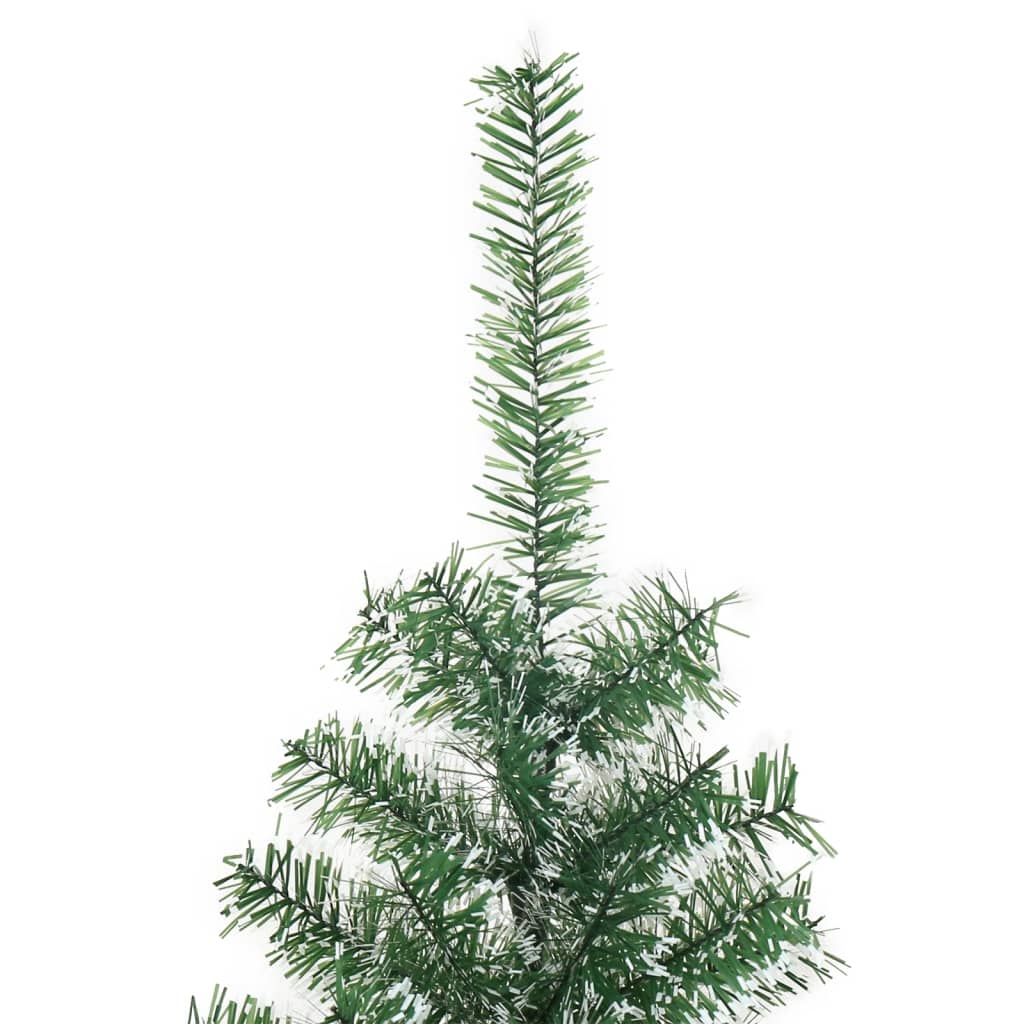 Artificial Christmas Tree with Flocked Snow Green
