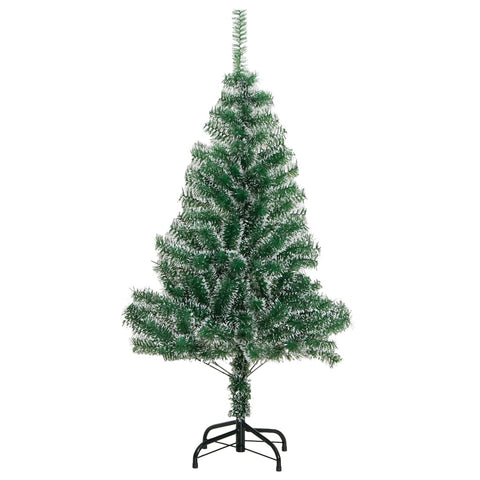 Artificial Christmas Tree with Flocked Snow-Green