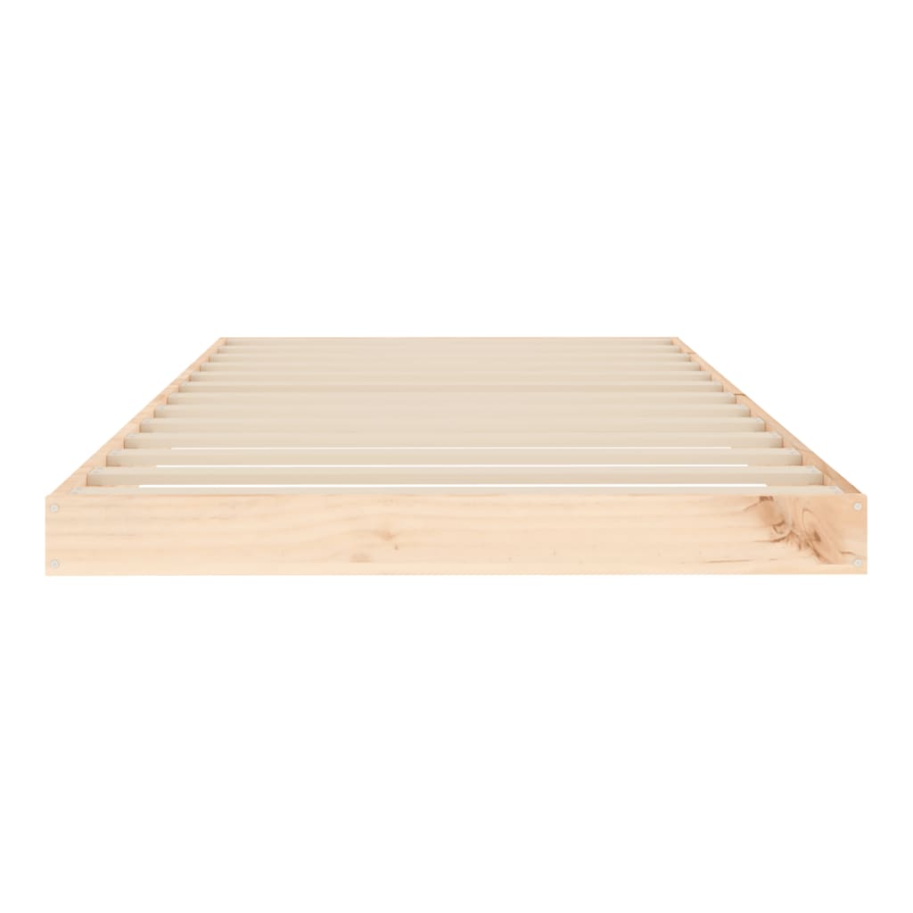 Single Pine Bed Frame 90x190cm Solid Wood | Simpledeals