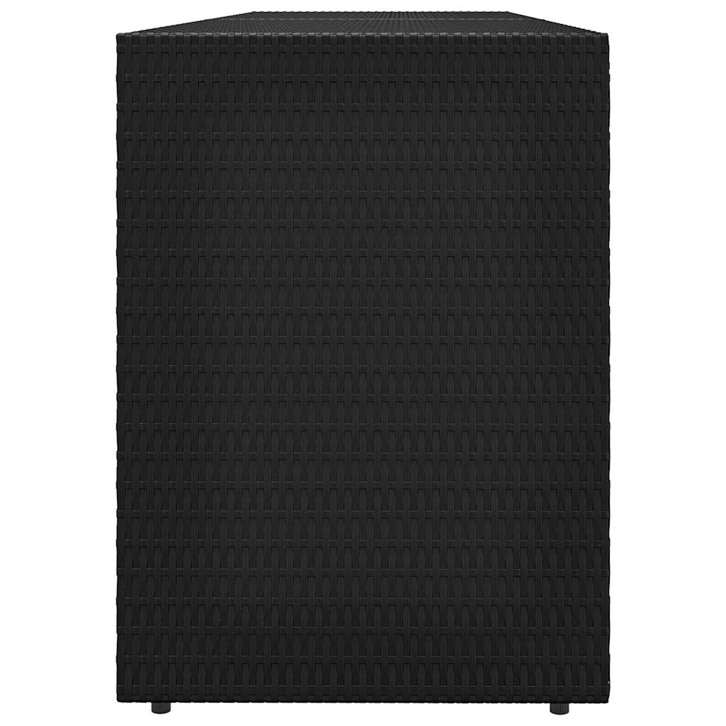 Garden Storage Cabinet Poly Rattan 198cm | Simpledeals