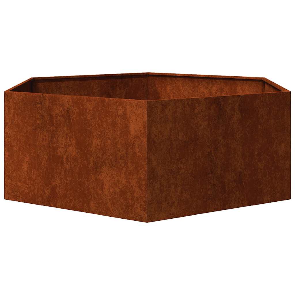 Corten Steel Garden Planter 138x120cm | Simpledeals