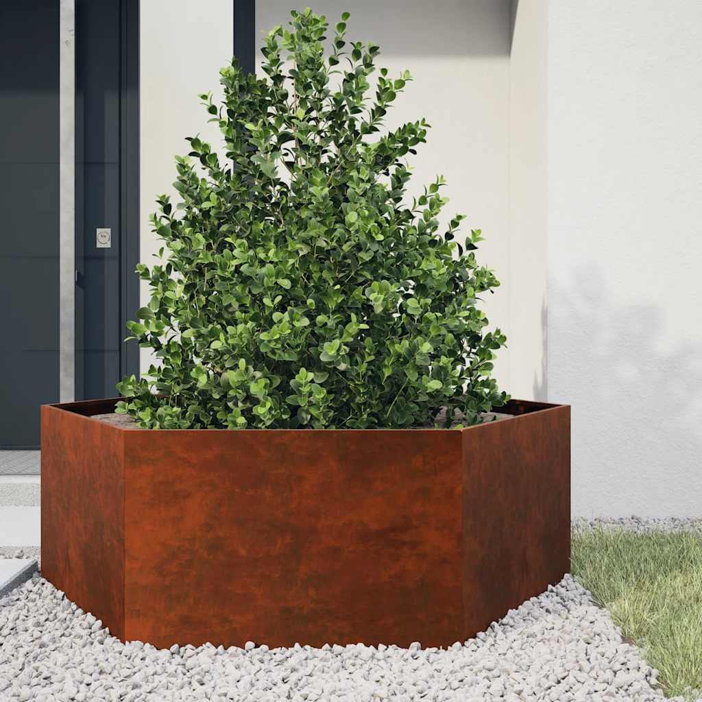 Corten Steel Garden Planter 138x120cm | Simpledeals
