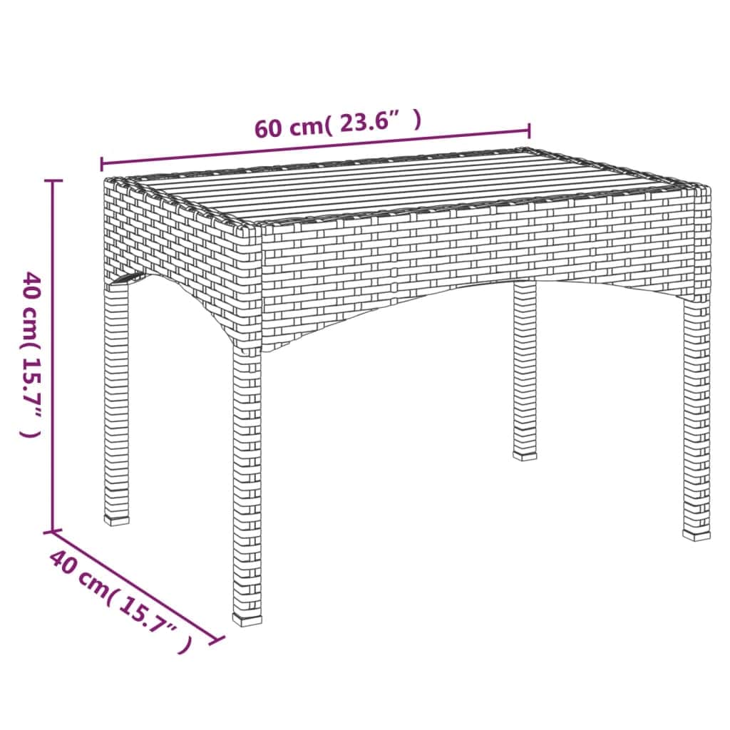 Space Saving 3 Piece Garden Lounge Set Home Use Urban Style