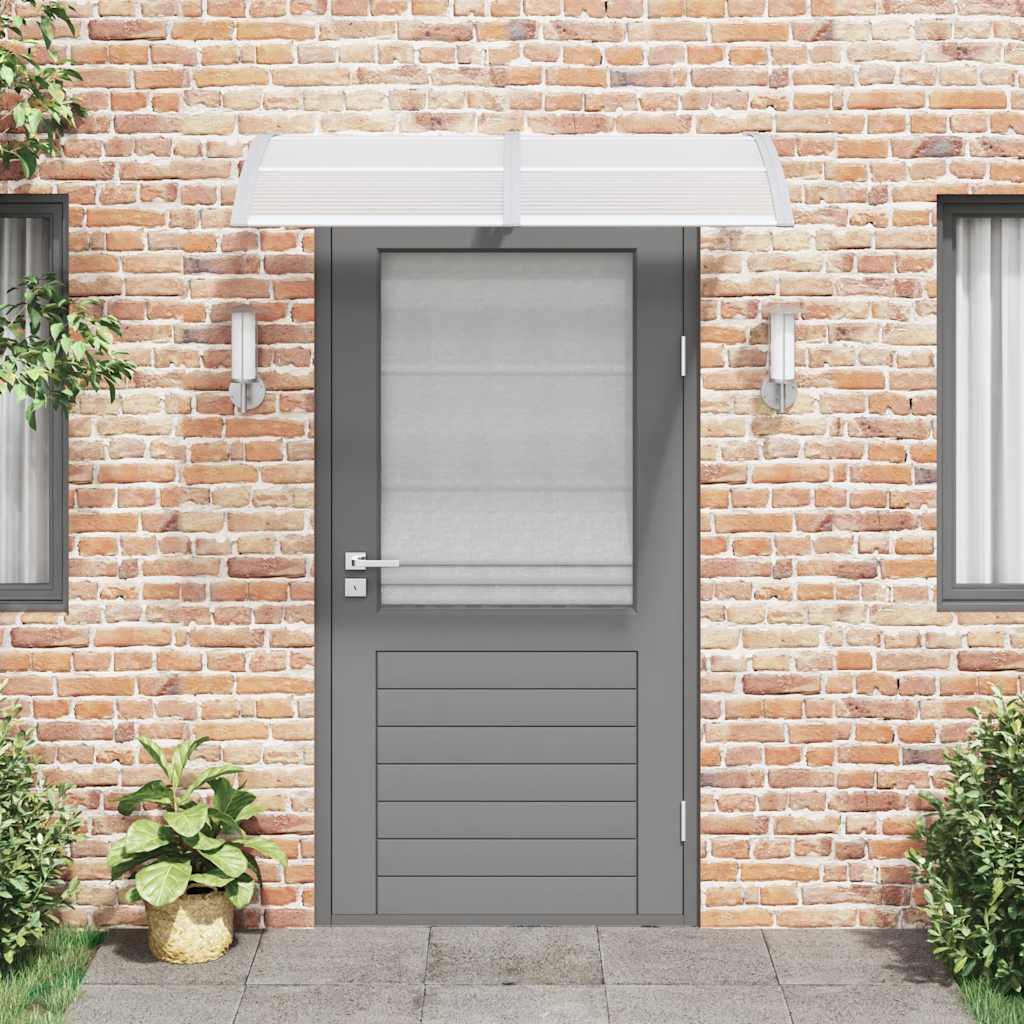 Durable Grey Black - Heavy-duty Door Canopy Polycarbonate