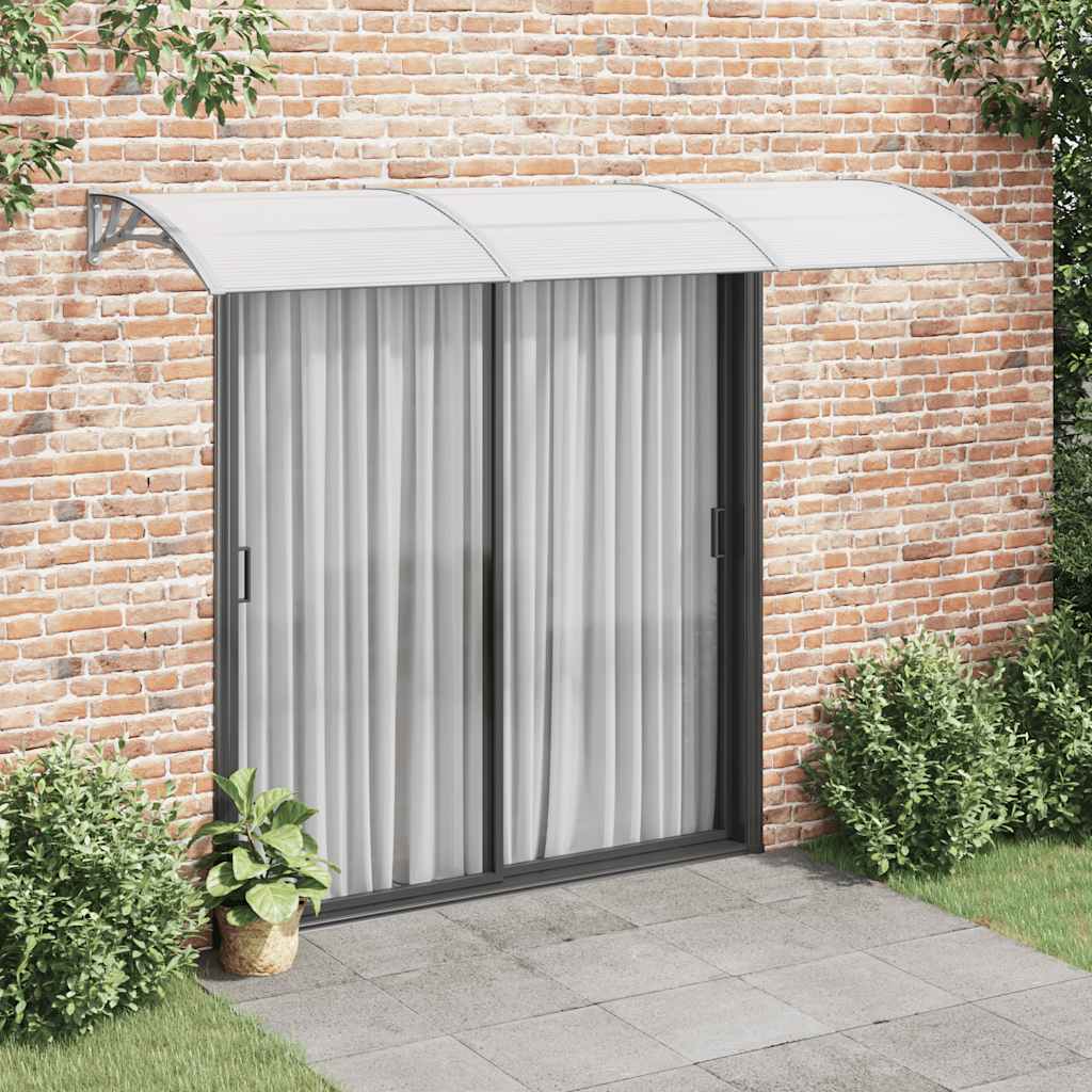 Heavy-duty Door Canopy Polycarbonate with Durable Grey Black