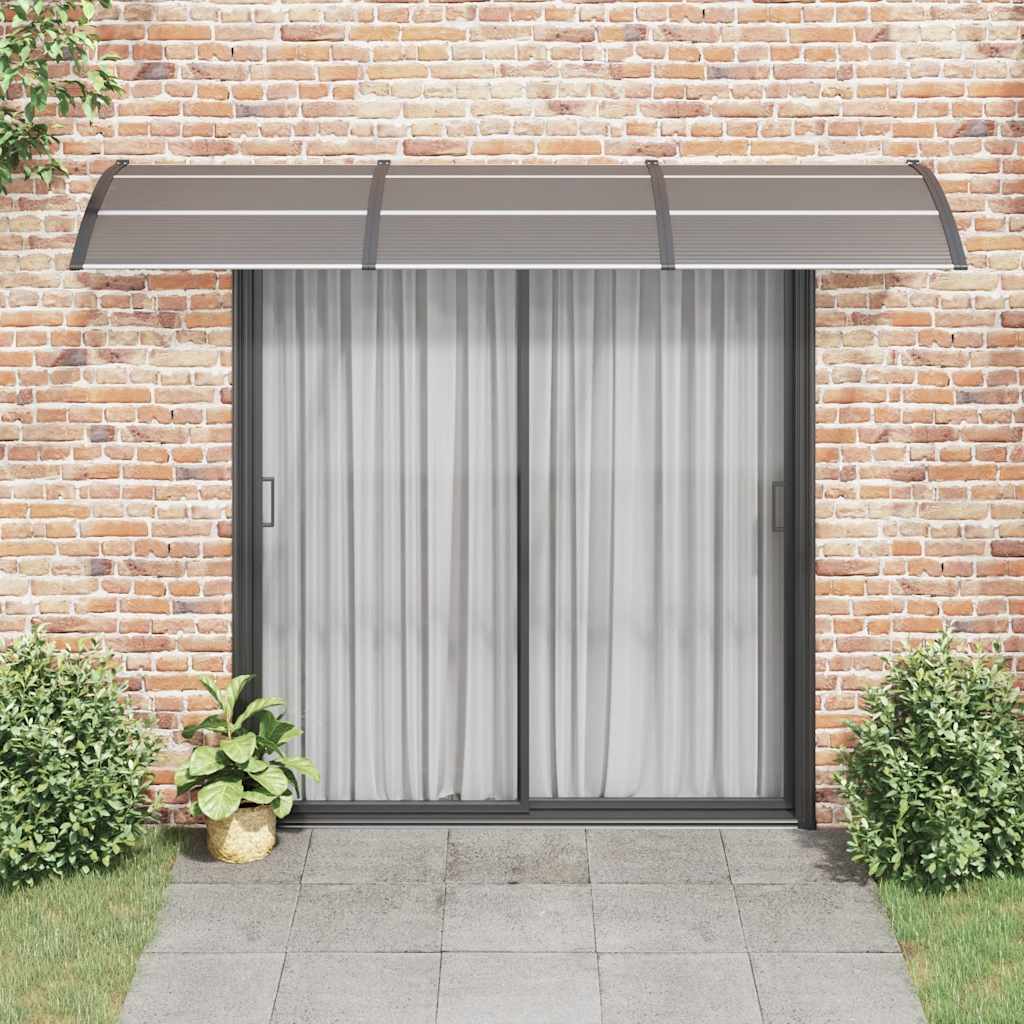 Heavy-duty Door Canopy Polycarbonate with Durable Grey Black - photo 17
