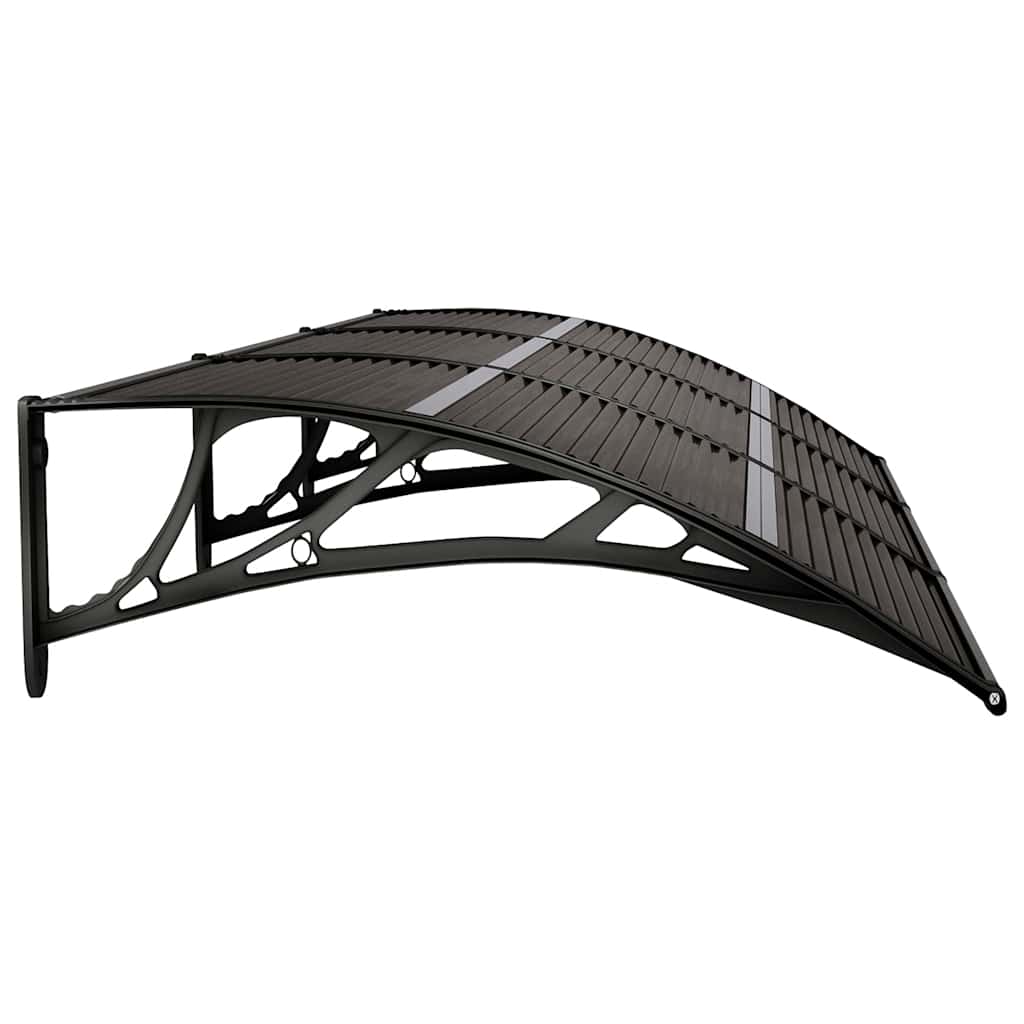 Heavy-duty Door Canopy Polycarbonate - Durable Grey Black - photo 19