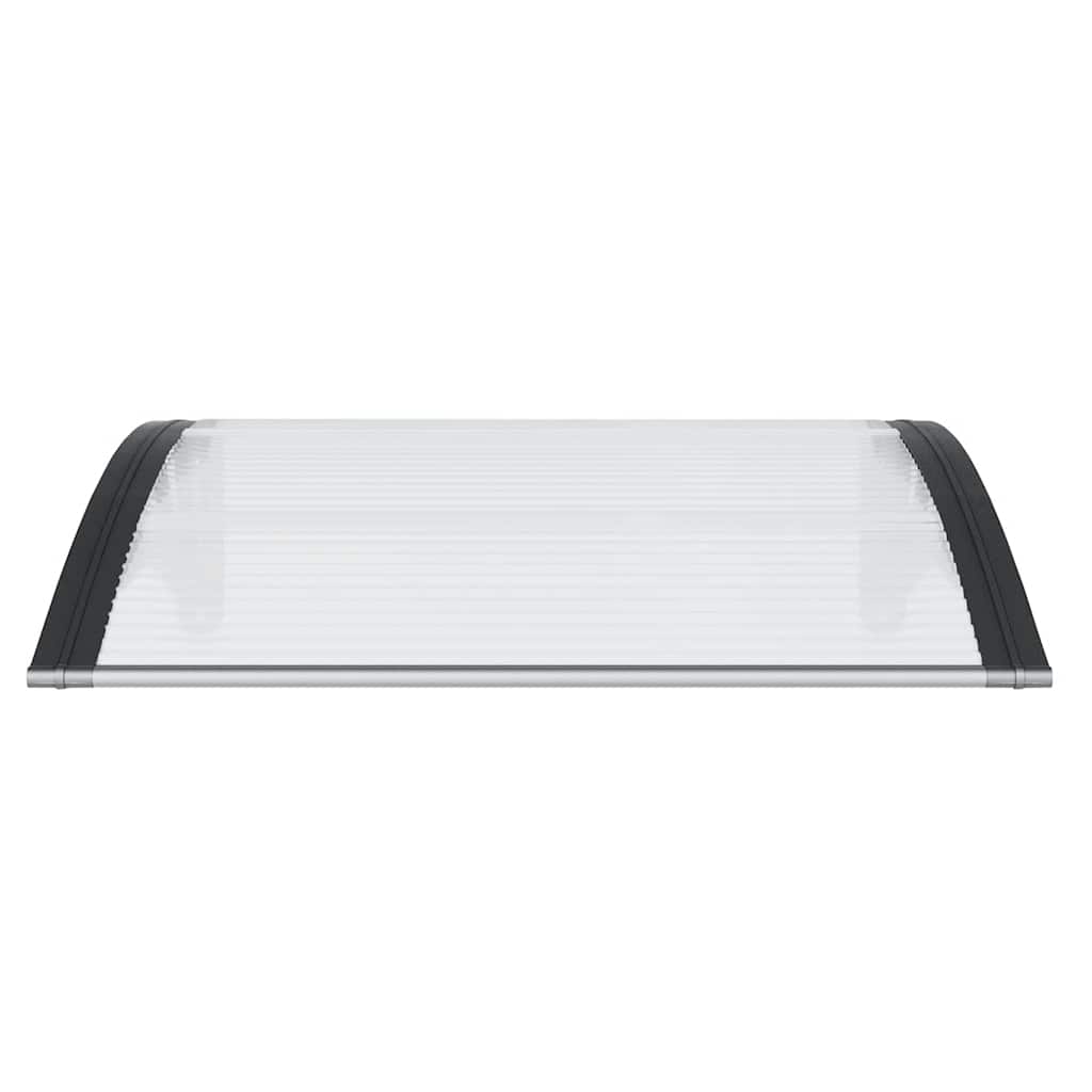 Heavy-duty Door Canopy Polycarbonate, Durable Grey Black - photo 25