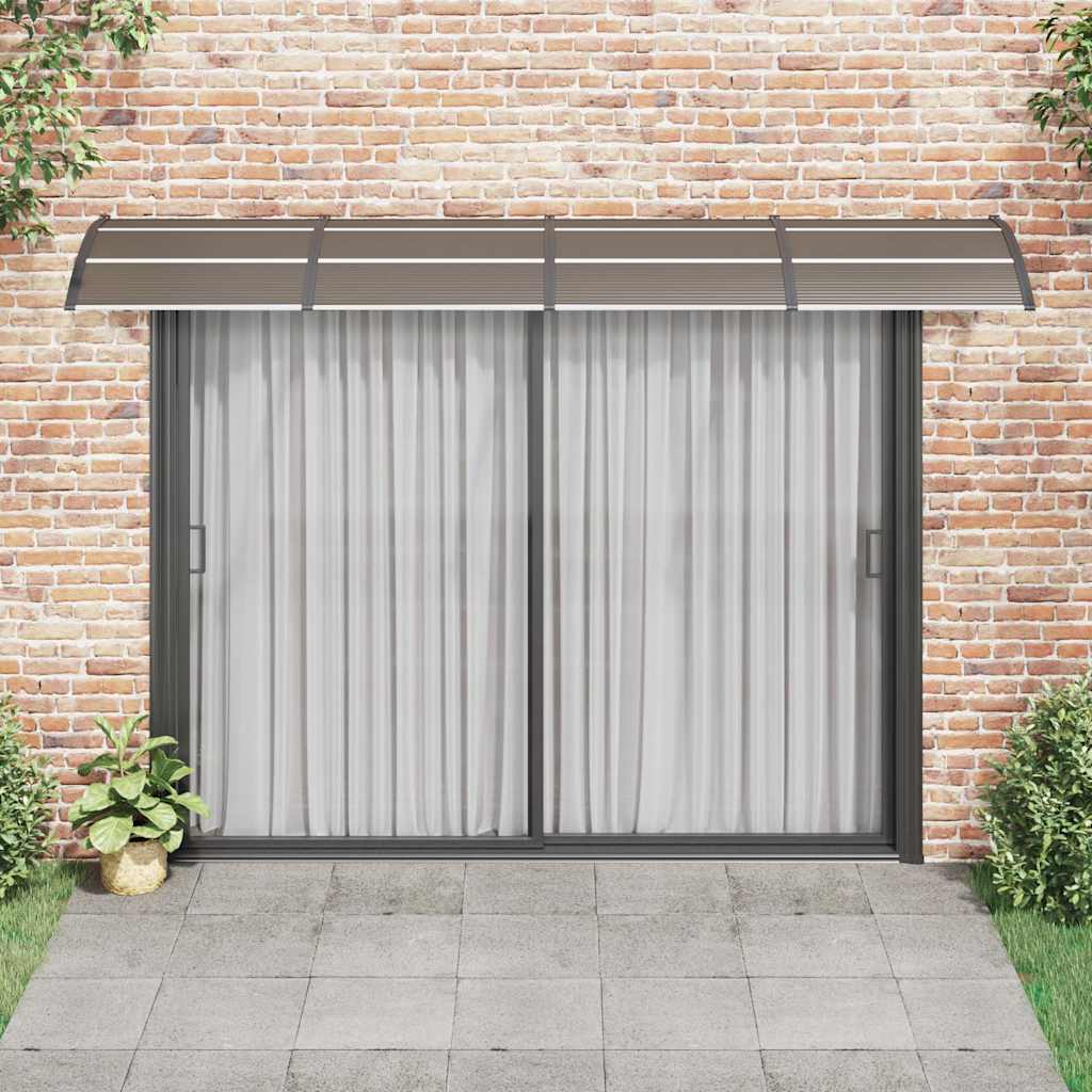 Heavy-duty Door Canopy Polycarbonate - Durable Grey Black - photo 59