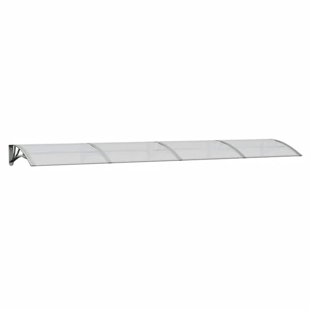 Heavy-duty Door Canopy Polycarbonate, Durable Grey Black - photo 65