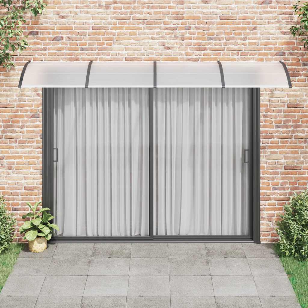 Heavy-duty Door Canopy Polycarbonate - Durable Grey Black - photo 79