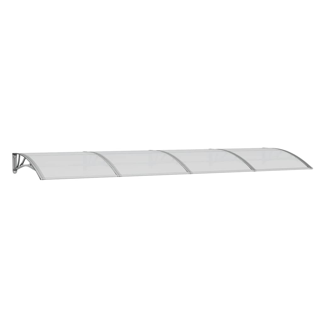 Heavy-duty Door Canopy Polycarbonate, Durable Grey Black - photo 85