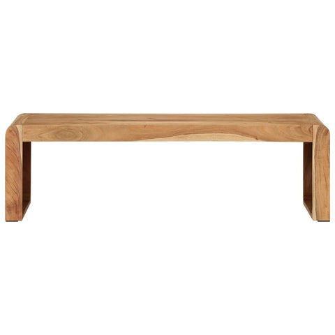 Acacia Essence: Solid Wood TV Stand with a Touch of Elegance