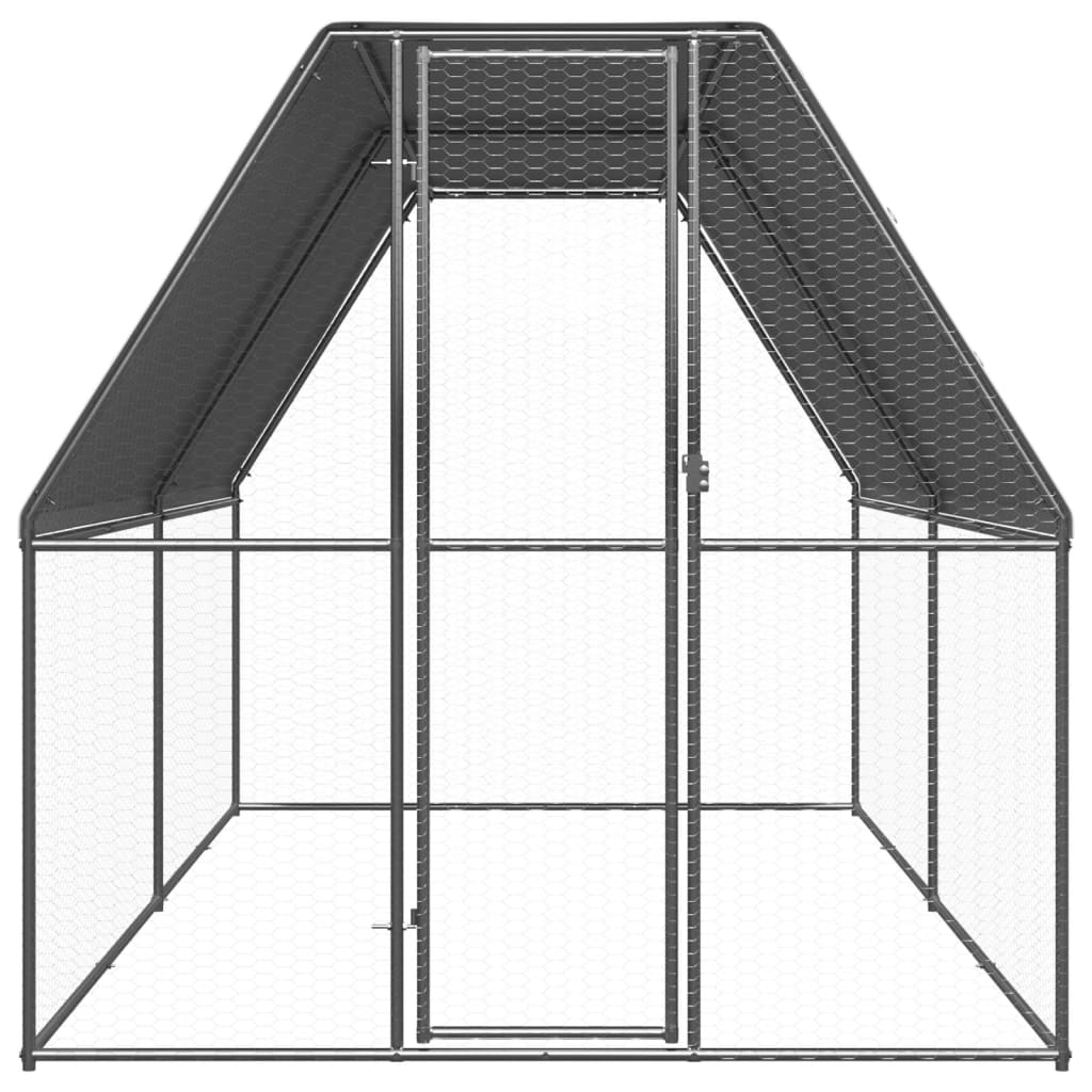 Galvanised Steel Chicken Cage 2x4x2m Outdoor | Simpledeals