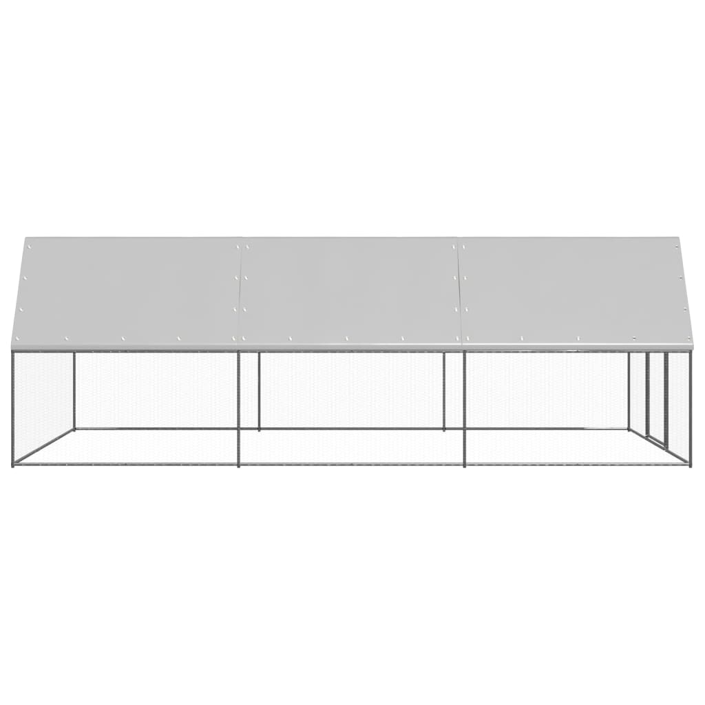 Large Galvanised Steel Chicken Cage 3x6x2m | Simpledeals