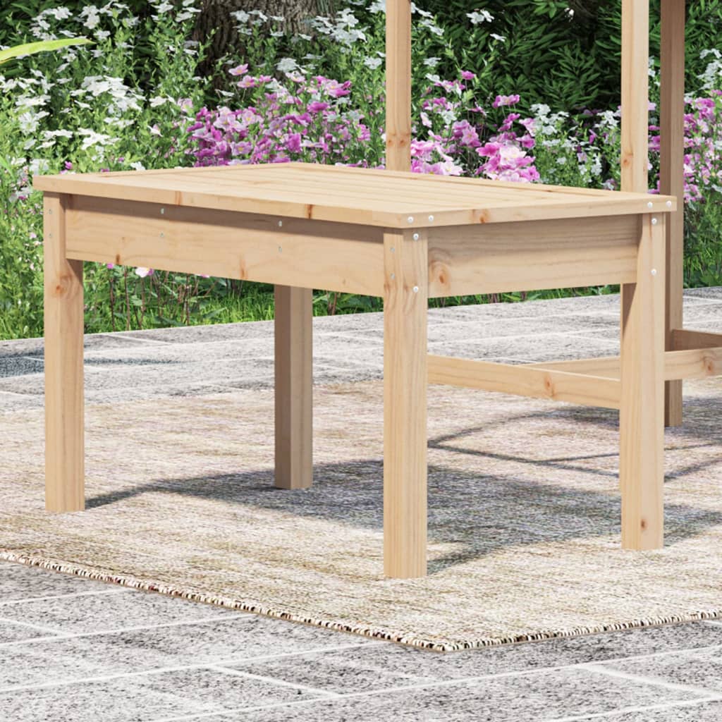 Pine Haven: Classic Solid Wood Garden Bench