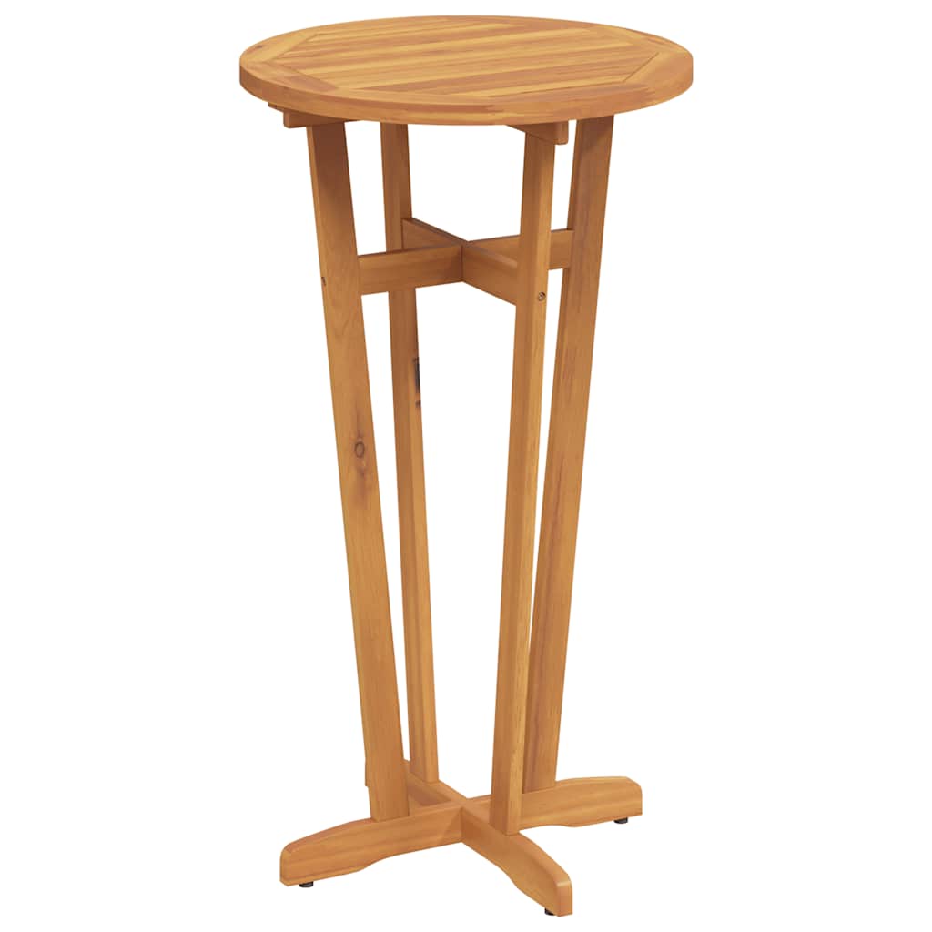 Acacia Wood Bar Table Round 60cm Outdoor | Simpledeals