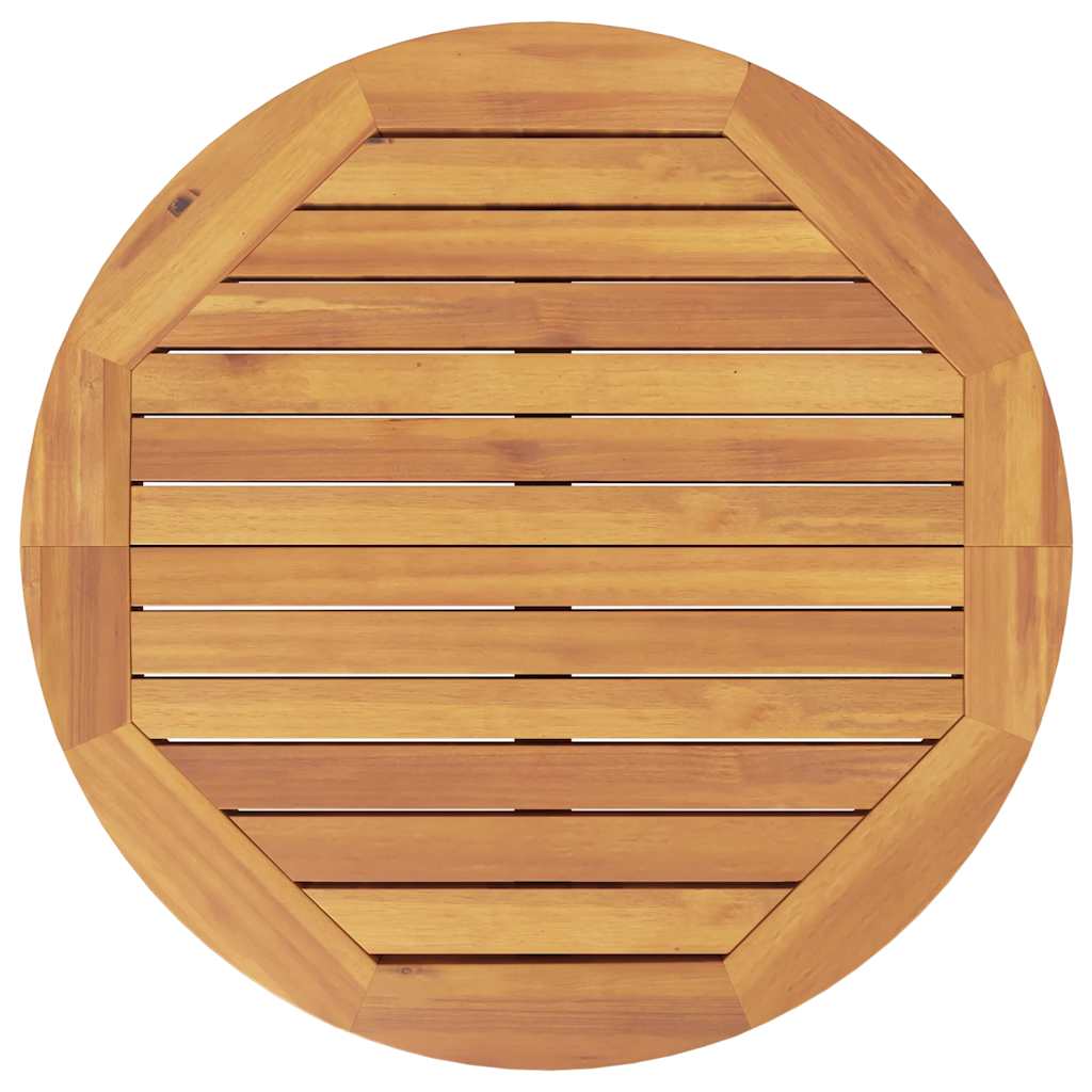 Acacia Wood Bar Table Round 60cm Outdoor | Simpledeals