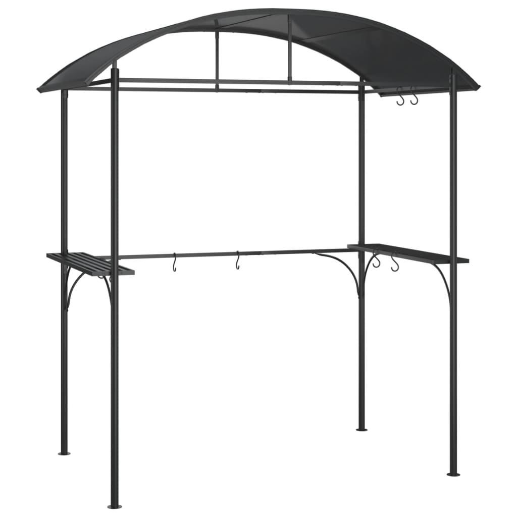 BBQ Gazebo Side Shelves Steel 220x115cm | Simpledeals