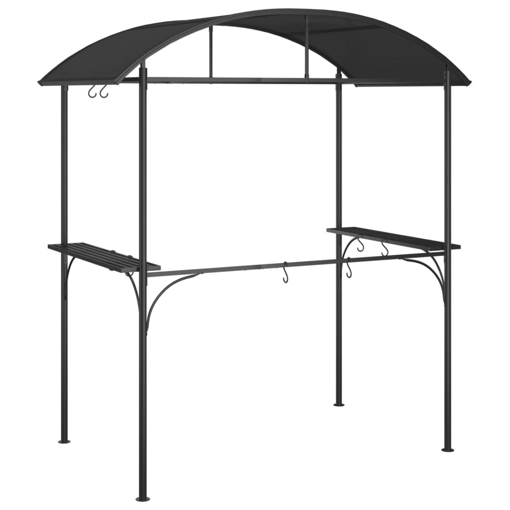 BBQ Gazebo Side Shelves Steel 220x115cm | Simpledeals