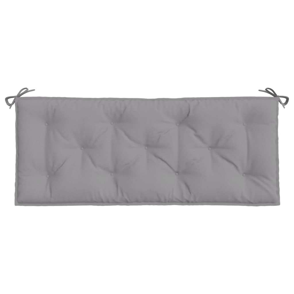 Chair & Sofa Cushions - Garden Bench Cushions 2pcs Grey Oxford - Fabric