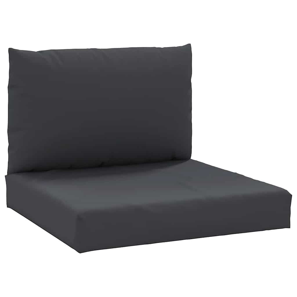 Pallet Cushions Set 2pc Black Oxford Fabric | Simpledeals
