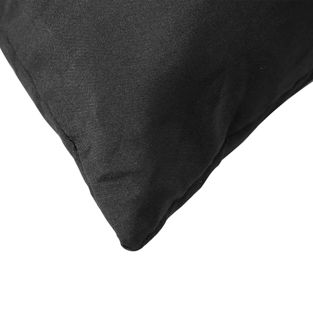 Pallet Cushions Set 2pc Black Oxford Fabric | Simpledeals