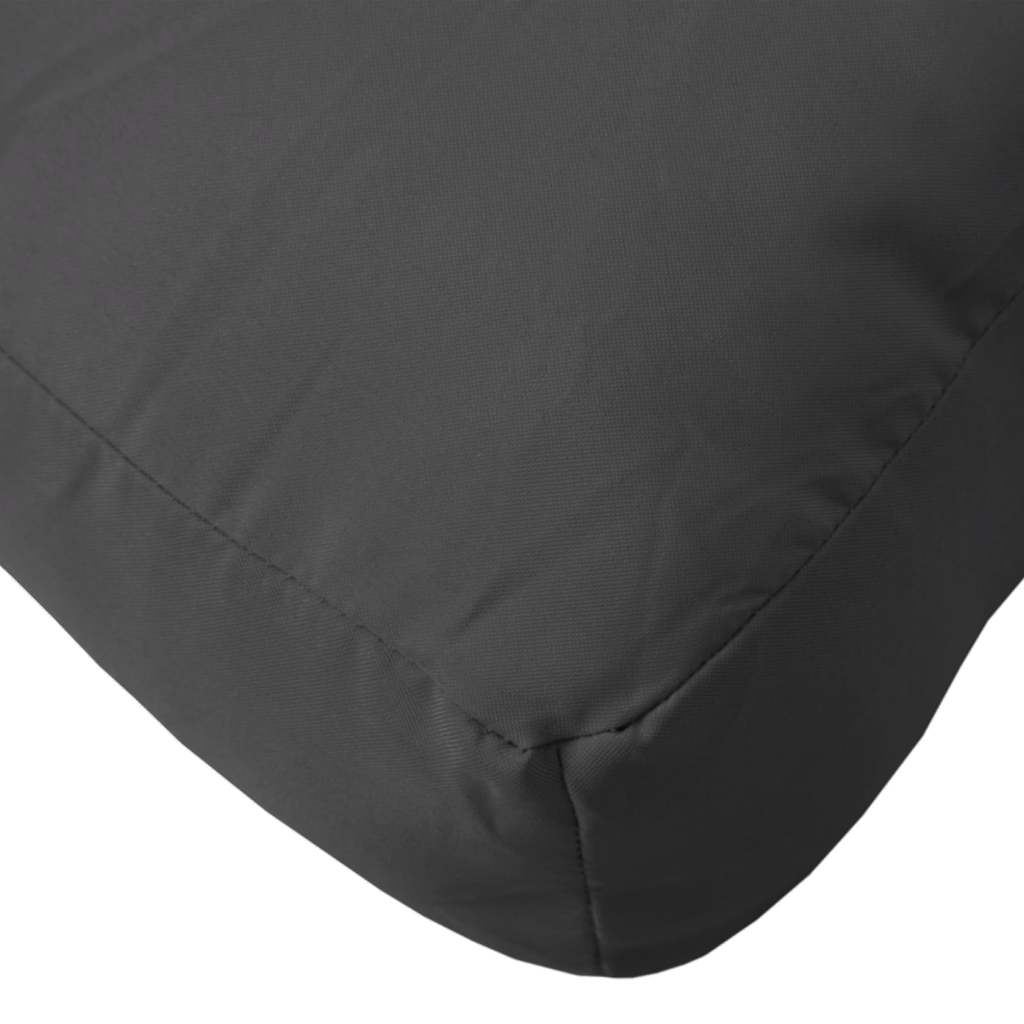 Pallet Cushions Set 2pc Black Oxford Fabric | Simpledeals