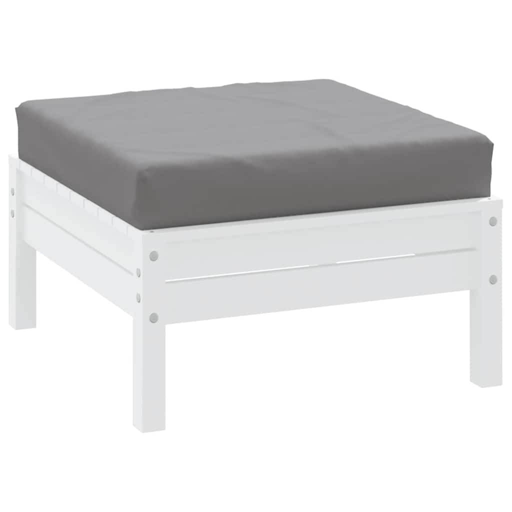 Pallet Cushion Grey Oxford Fabric | Fabric finish