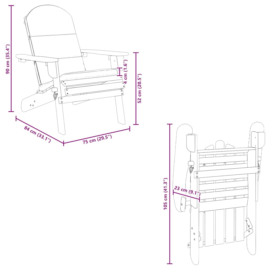 Acacia Haven: Embrace Comfort in this Solid Wood Garden Chair with Cushions