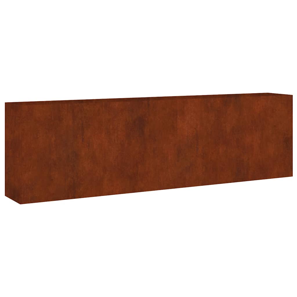 Corten Steel Raised Garden Bed 280cm | Simpledeals