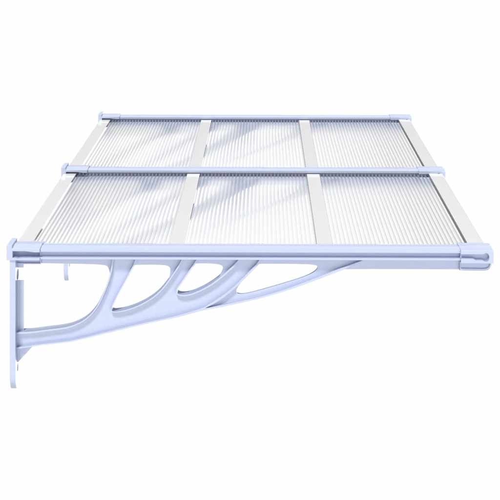 Door Canopy Polycarbonate 152x90cm Grey | Simpledeals