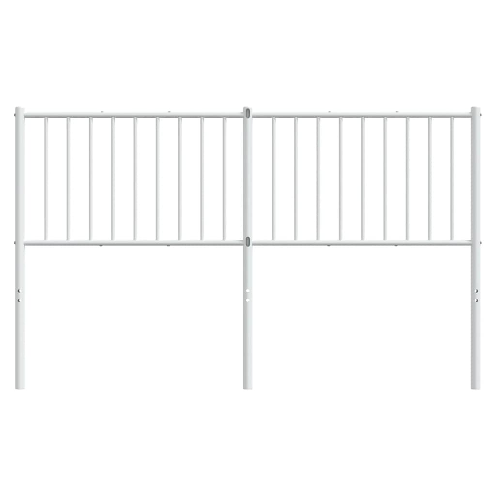 Elegant White Metal Headboard