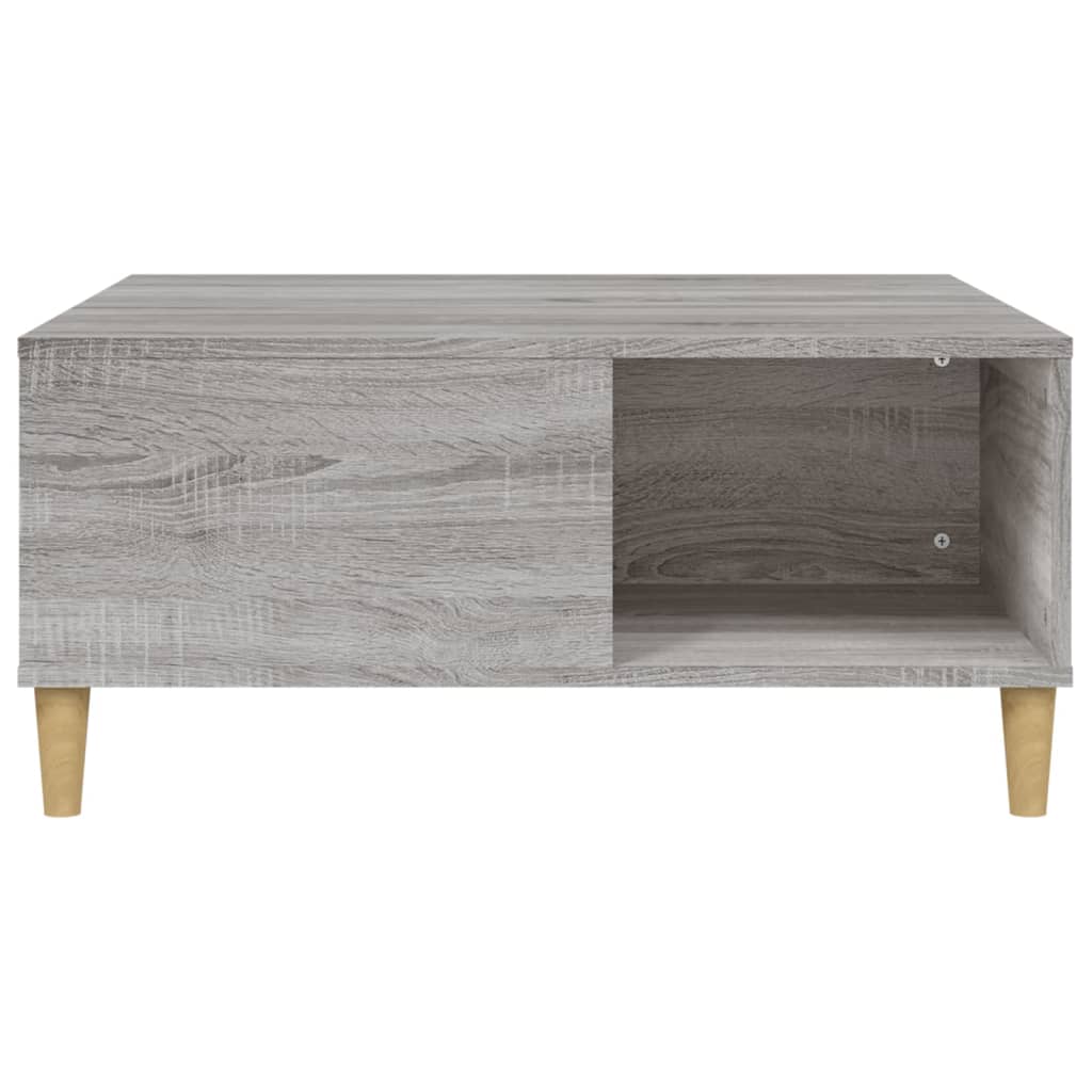 Ethereal Elegance: White Engineered Wood Coffee Table